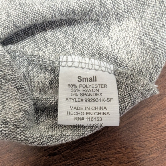 Gray Heart Pattern Sweater - Picture 3 of 7